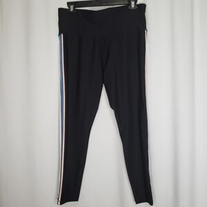 Xersion Black Athletic Leggings Cropped Large